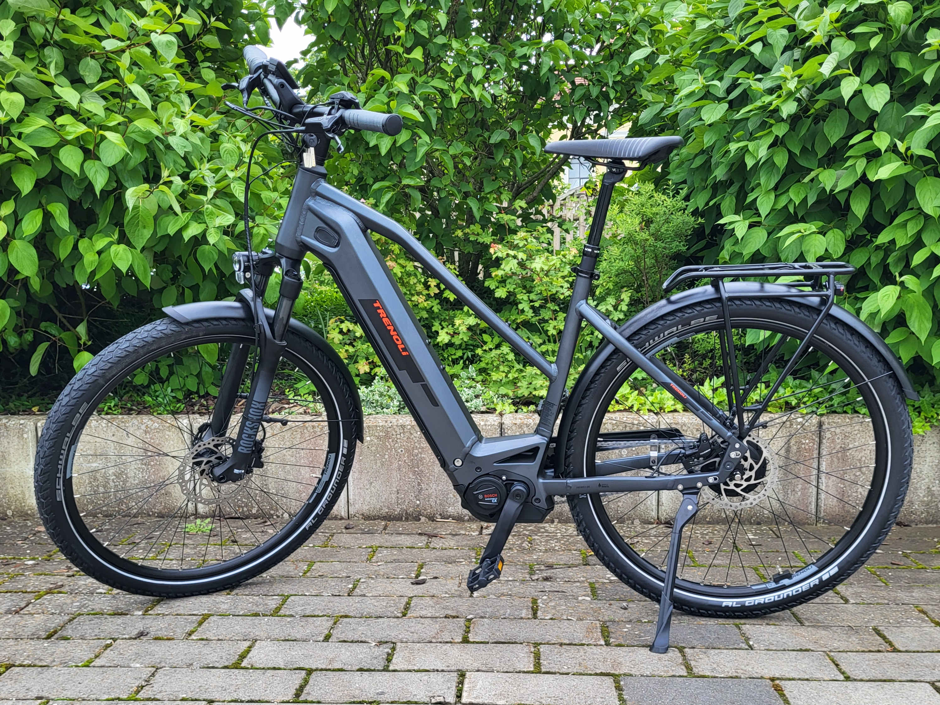 Trenoli TANARO CX SPORTIVO T ENVIOLO dark grey matt 2024 28" 750 Wh Trapez