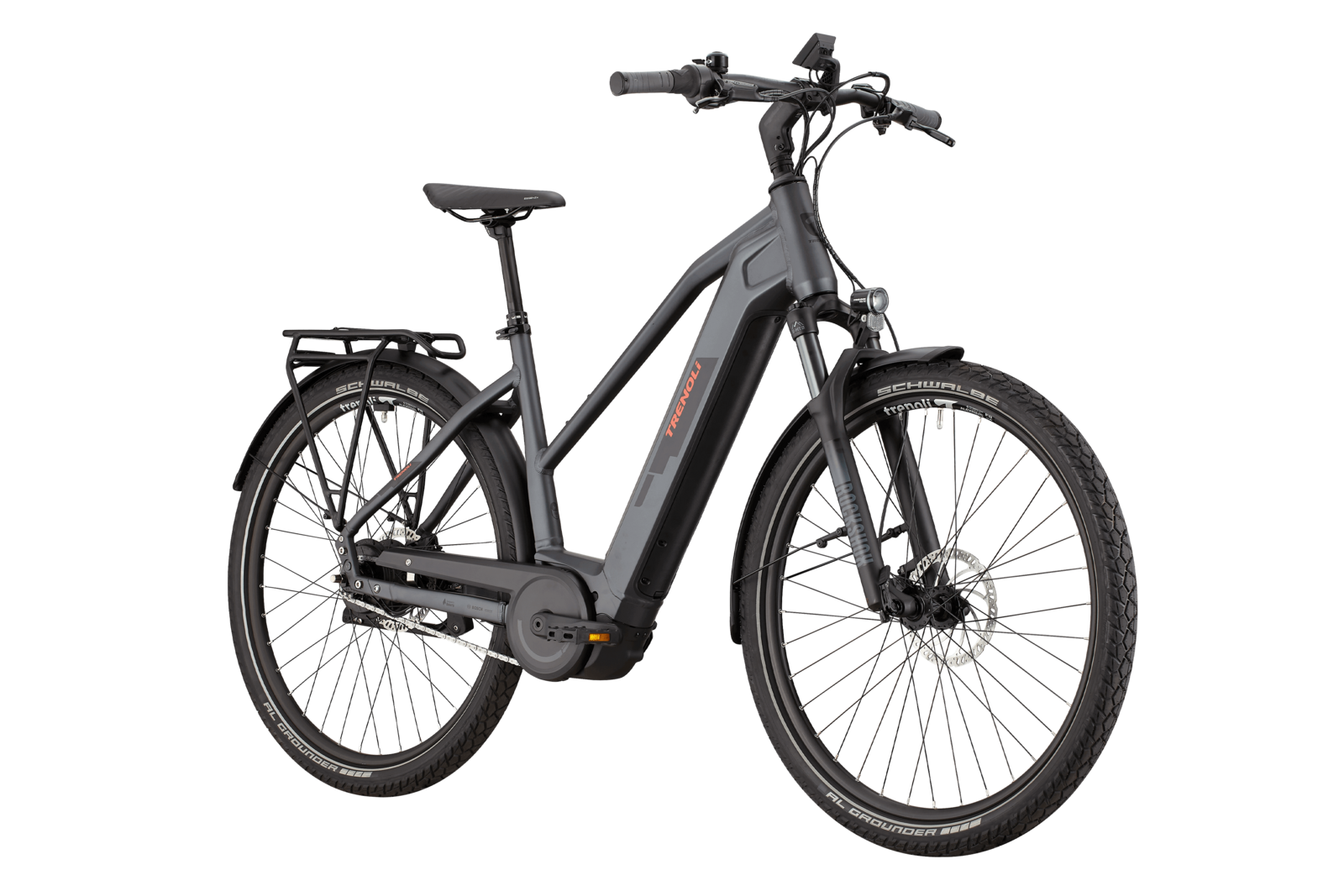 Trenoli TANARO CX SPORTIVO T ENVIOLO dark grey matt 2024 28" 750 Wh Trapez